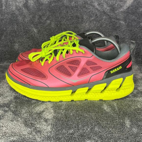 Hoka One One Conquest Running Sneaker Paradise Pink- Women size 10 - Picture 1 of 7